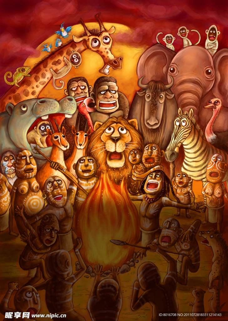 卡通绘本 2012世界末日