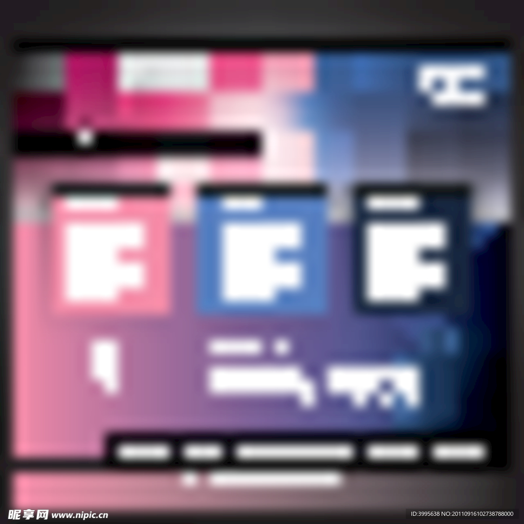 精品网站模板素材