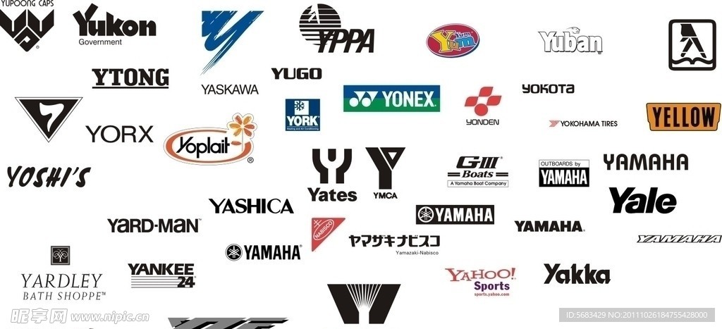 Y字母开头的世界著名LOGO标志大全