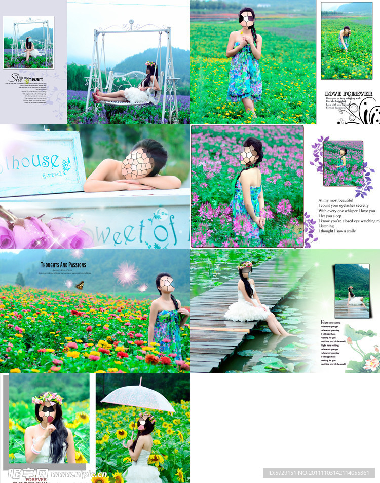 写真摄影模板