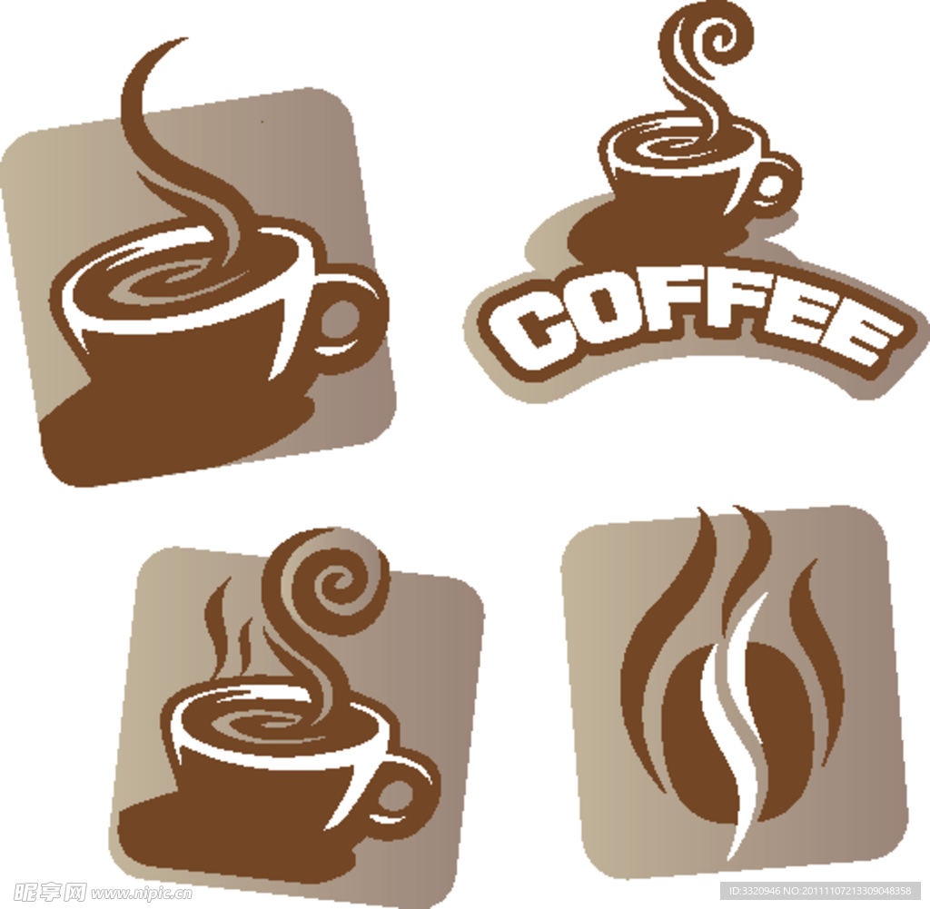 咖啡标签贴纸