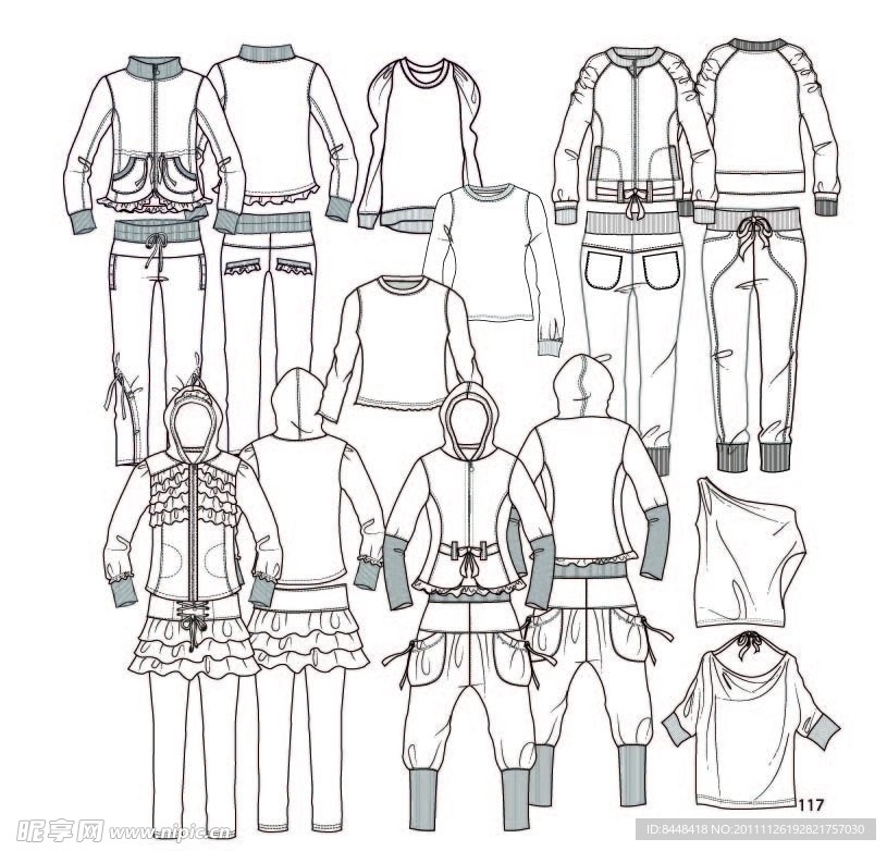 服装模板