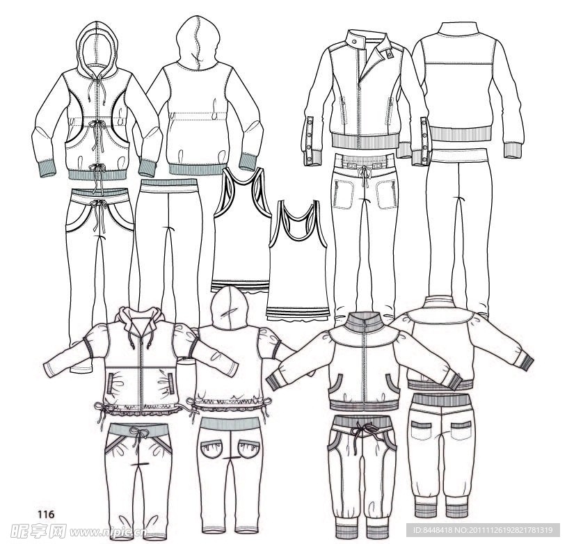服装模板