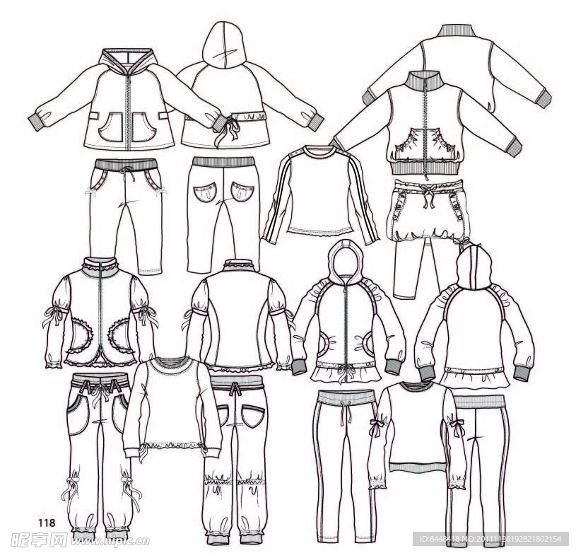 服装模板
