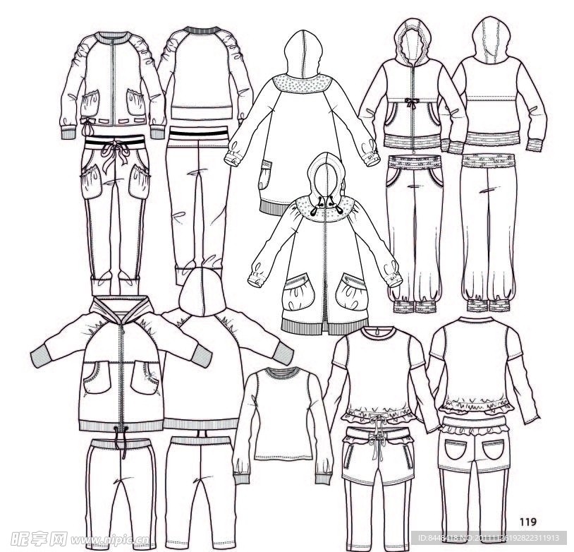 服装模板