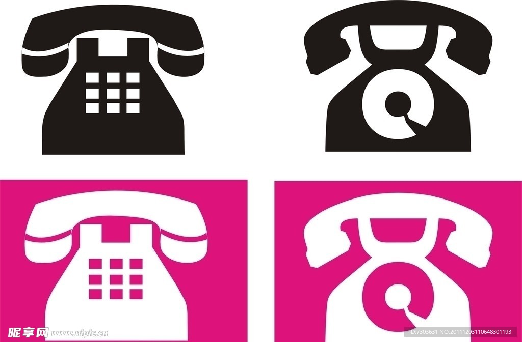 电话标志