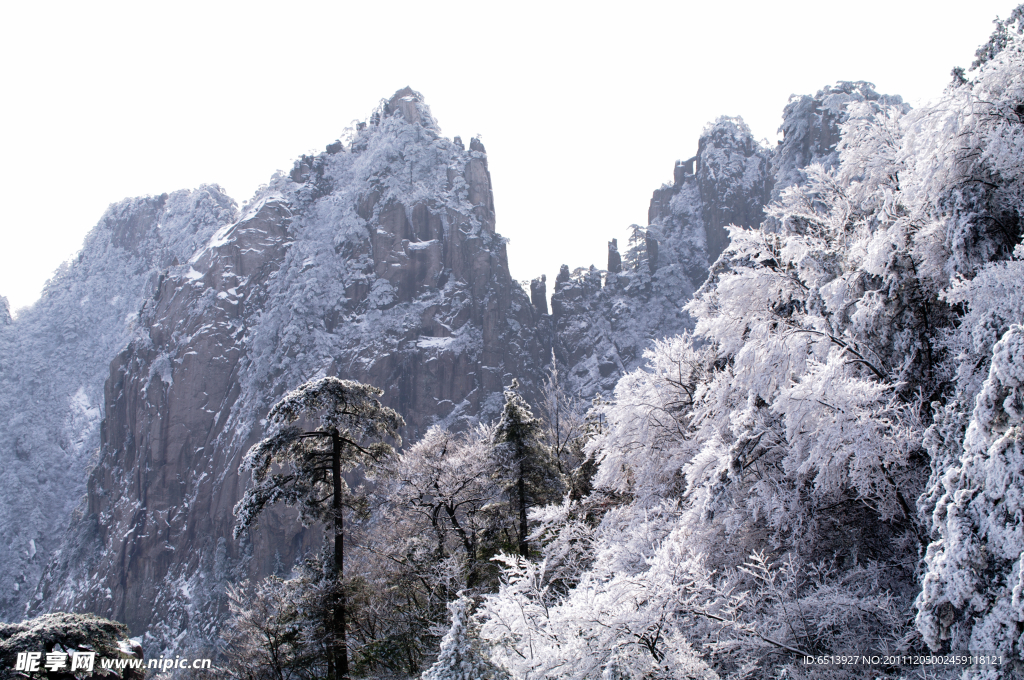 黄山雪景