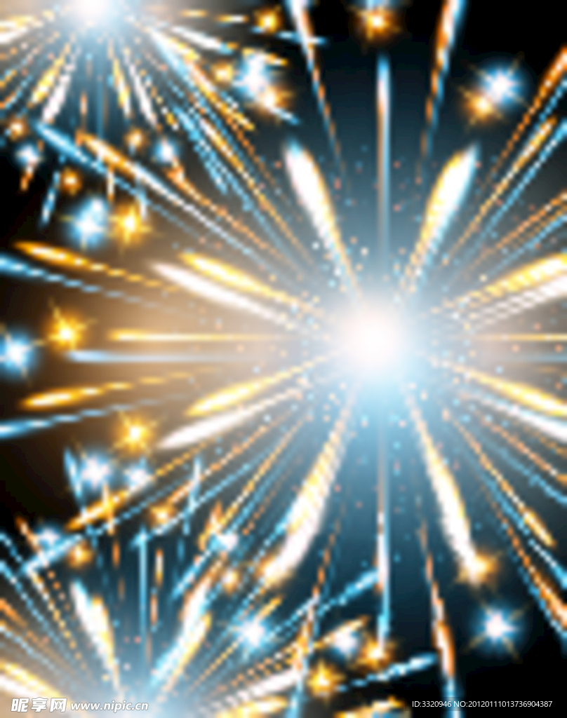 璀璨烟花背景