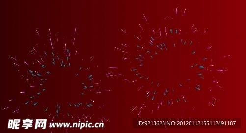 网站flash新年烟花祝福