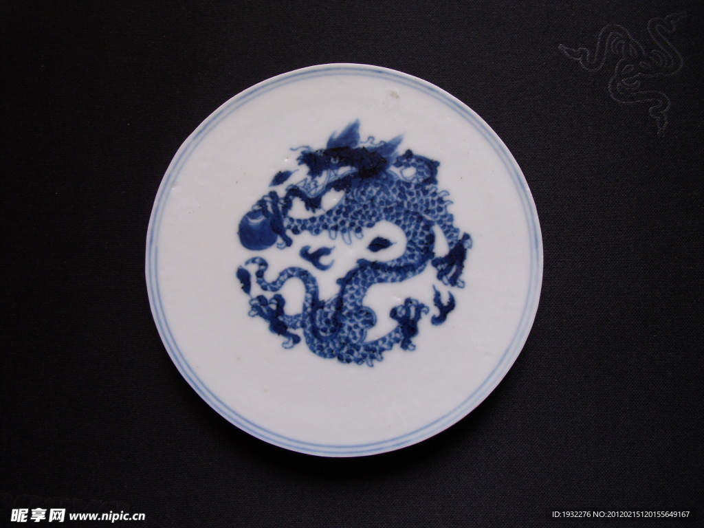 康熙青花团龙标本