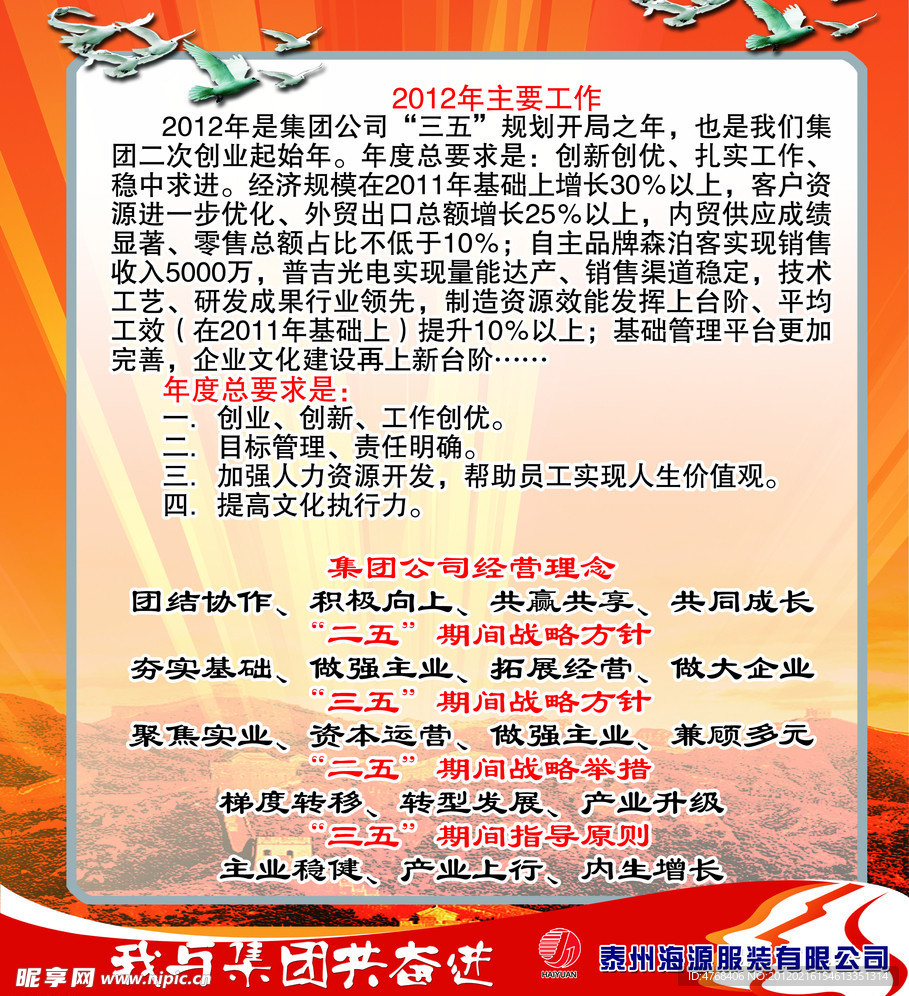 集团工会展板