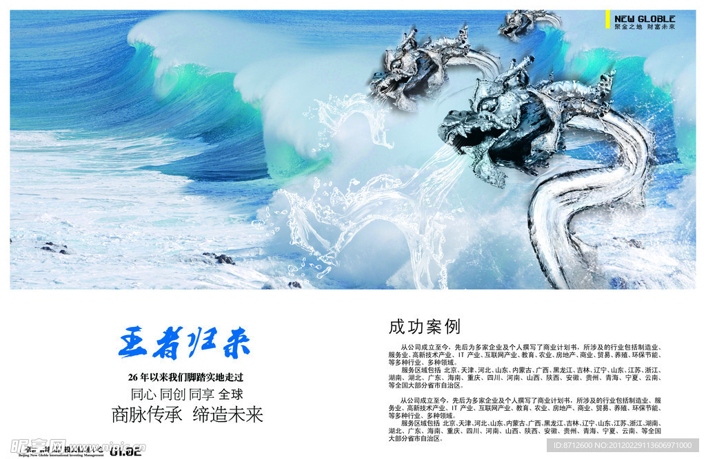 王者归来成功案例企业宣传画册