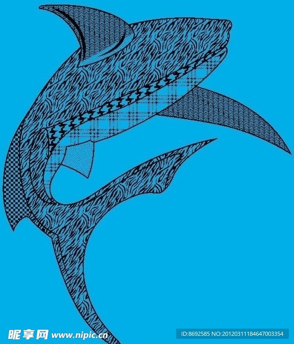 单色海豚