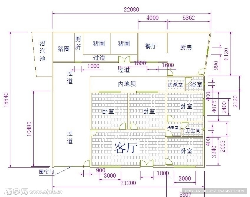 房屋平面图