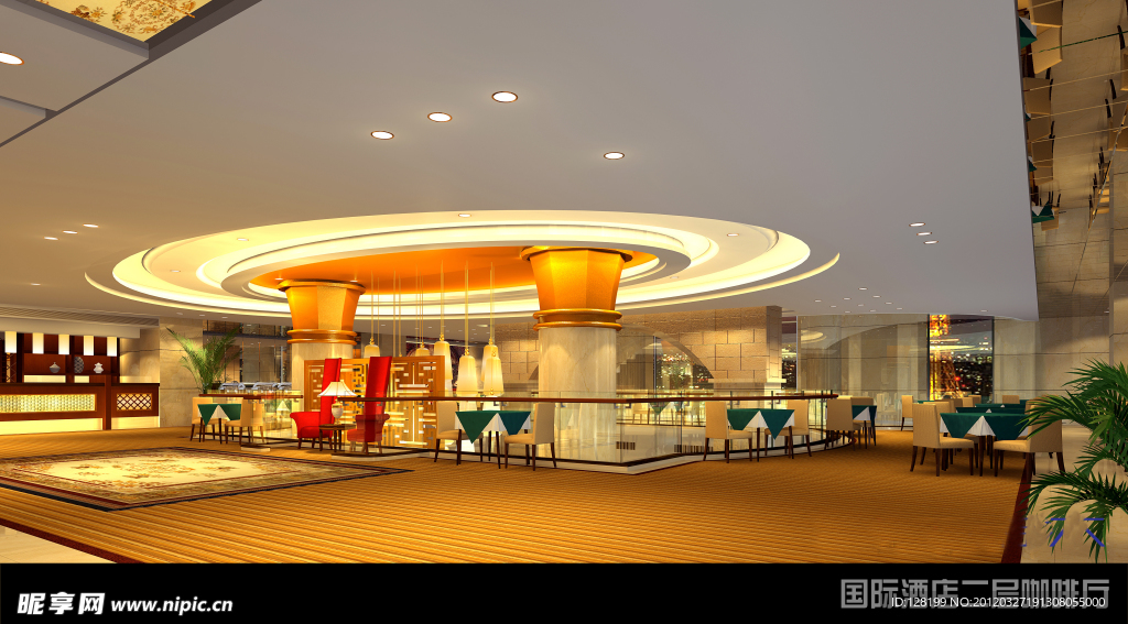 咖啡厅设计效果图