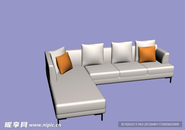 3D沙发组合模型
