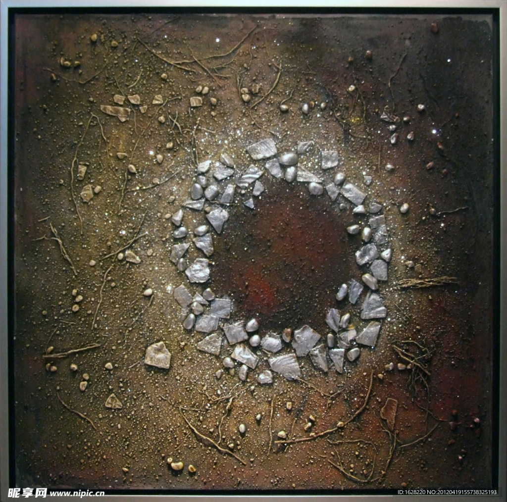 现代抽象装饰画素材
