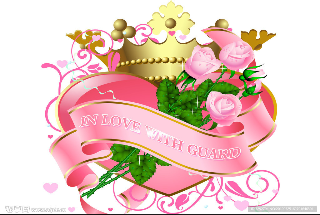 心形 婚礼 矢量图