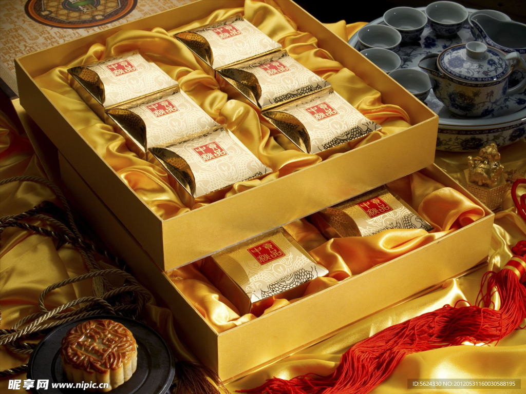 中秋节 月饼包装