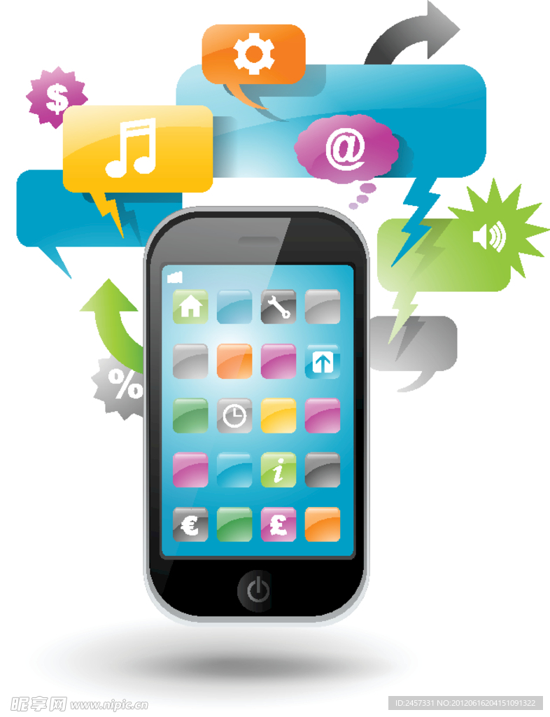 智能手机图标