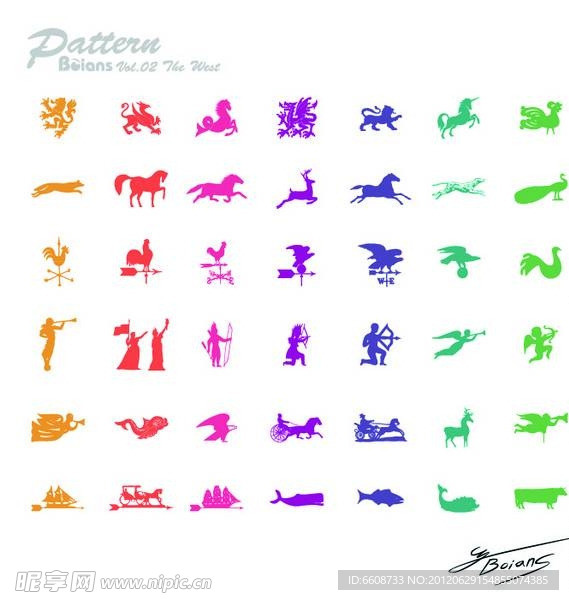 动物图标设计素材