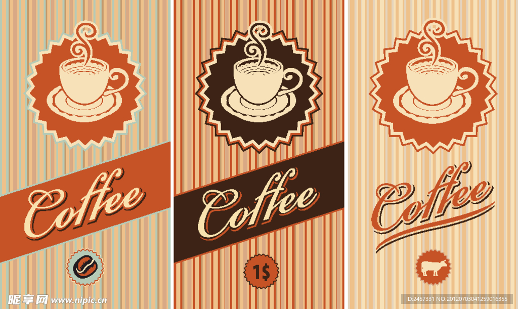 咖啡背景 咖啡标签