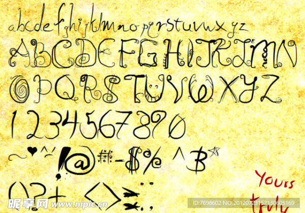 可爱字体