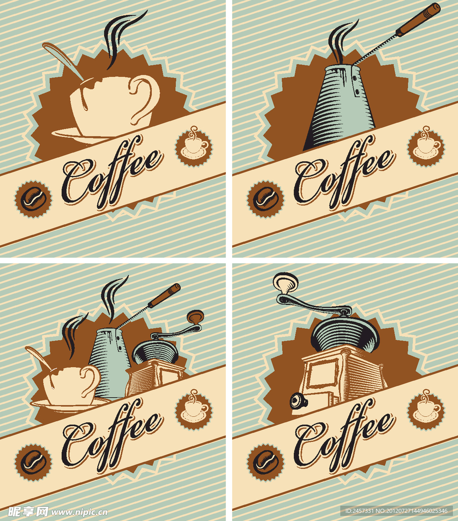 咖啡标签 咖啡背景