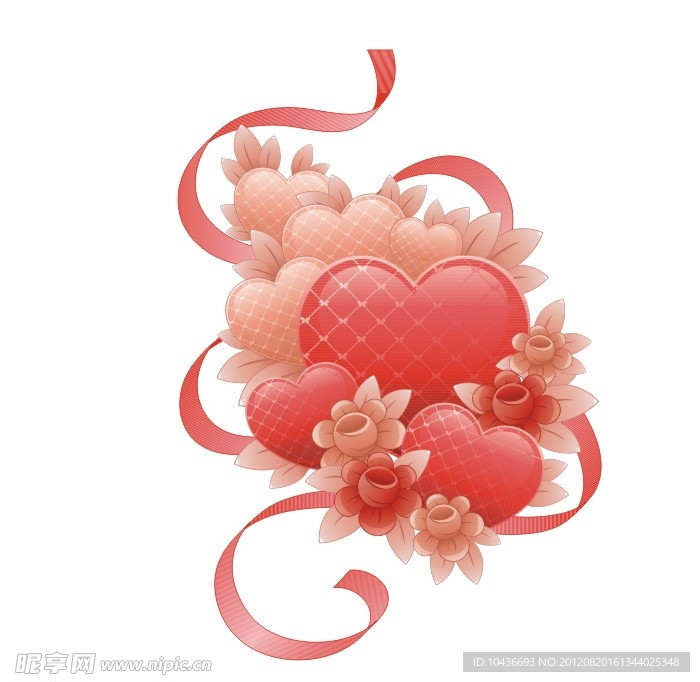 心型花纹