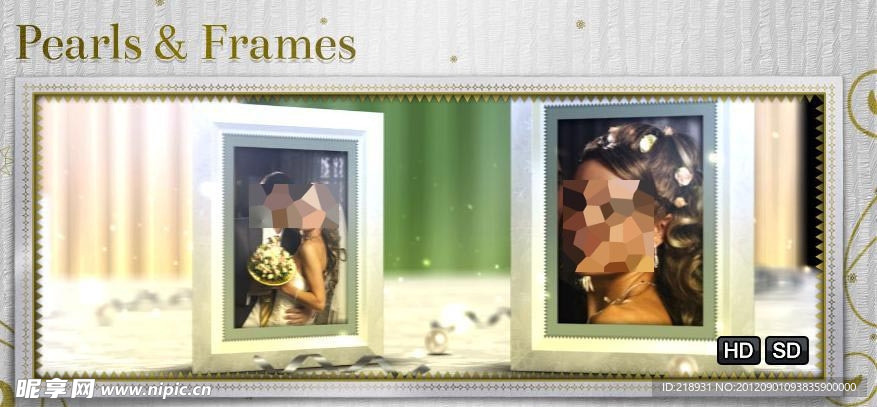 ae婚礼相册模板