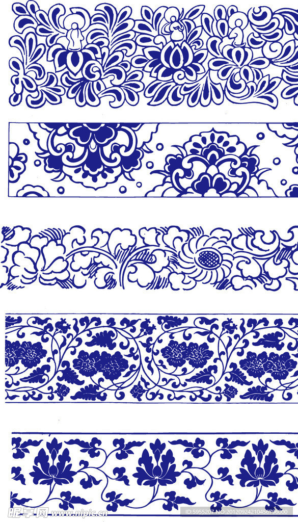 青花瓷花纹