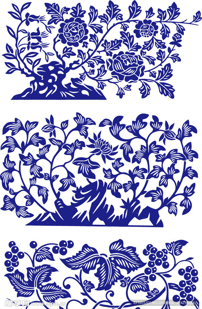 青花瓷花纹