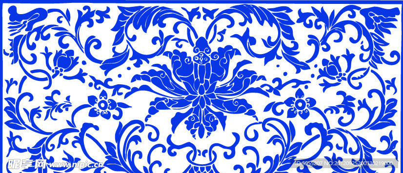 青花瓷花纹