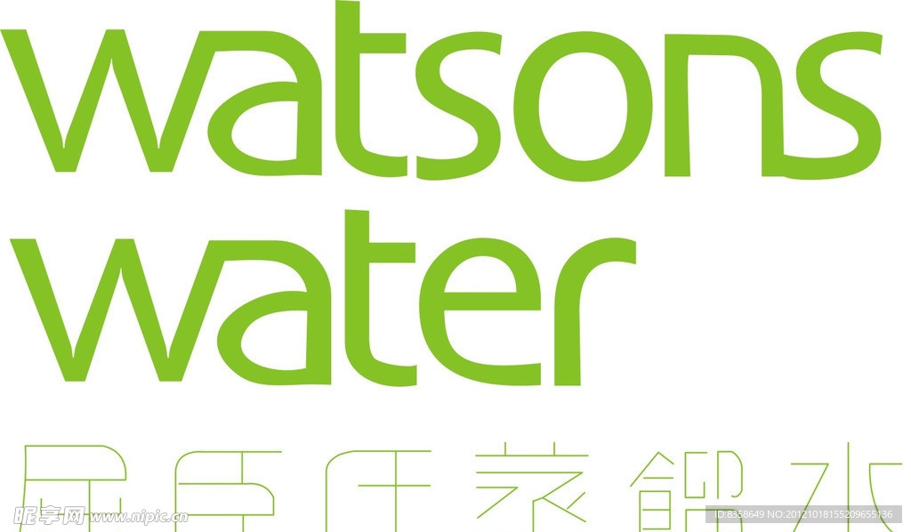 屈臣氏蒸馏水LOGO