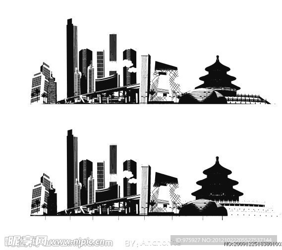 北京城市剪影 北京映像
