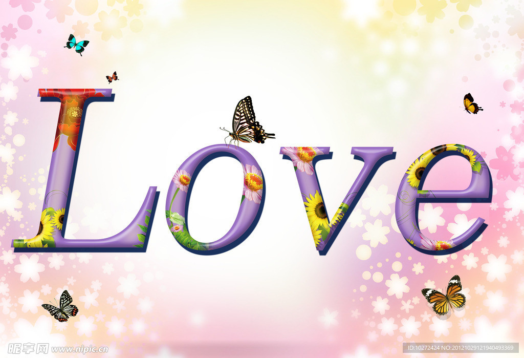 LOVE 艺术字