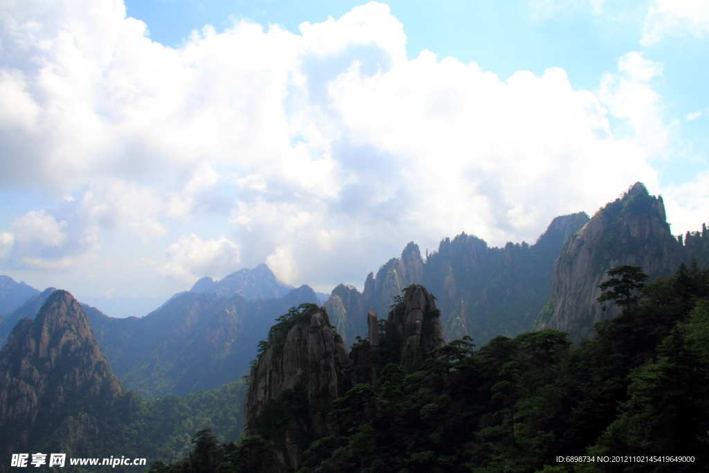 黄山群山