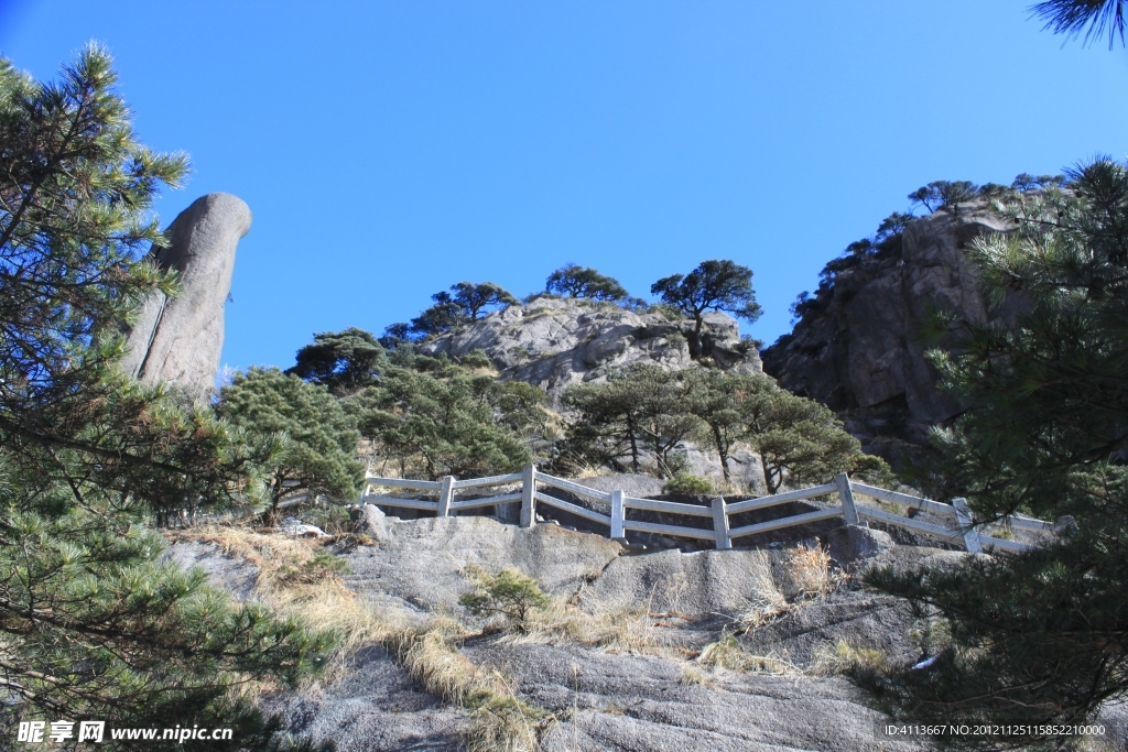 黄山冬日风景