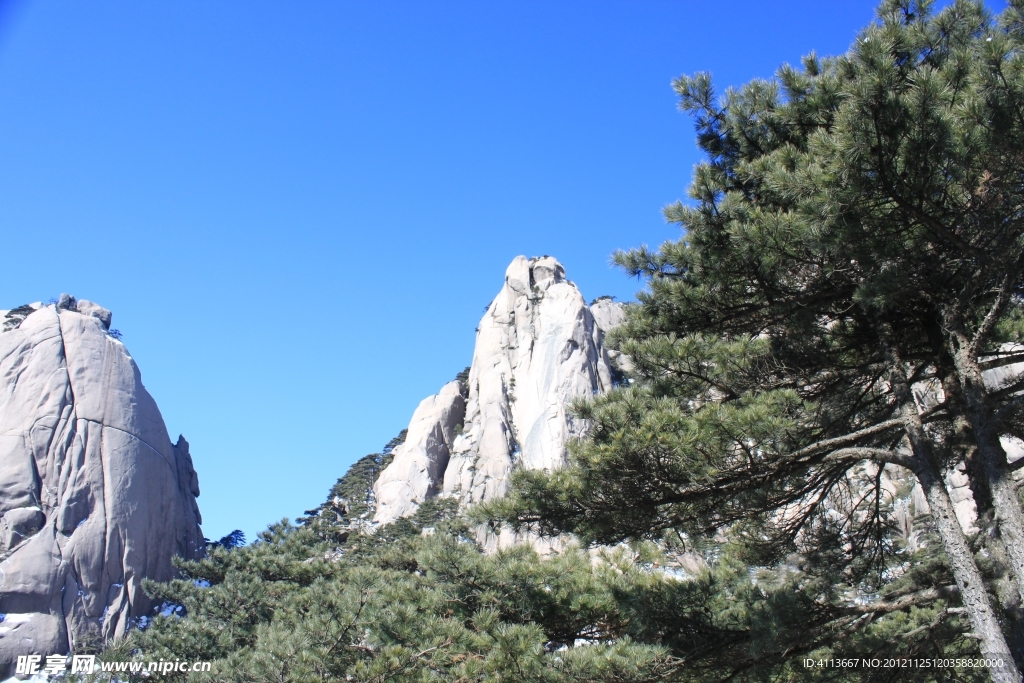 黄山冬日风景