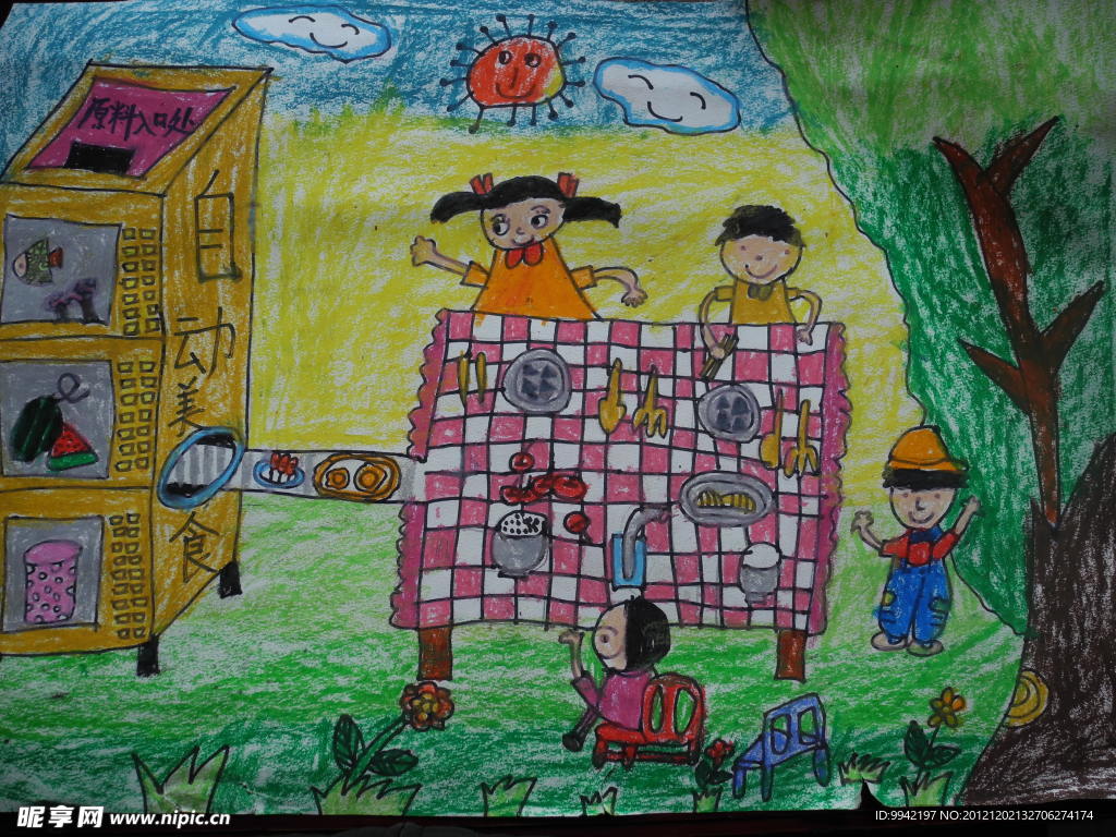 儿童绘画作品