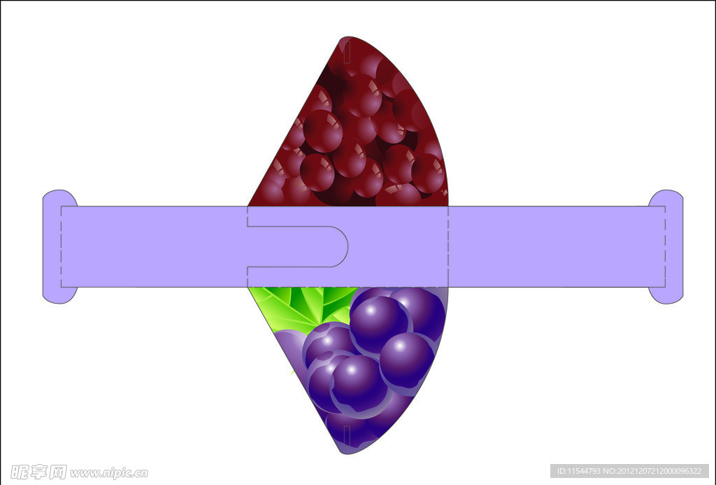 糖果包装盒 葡萄