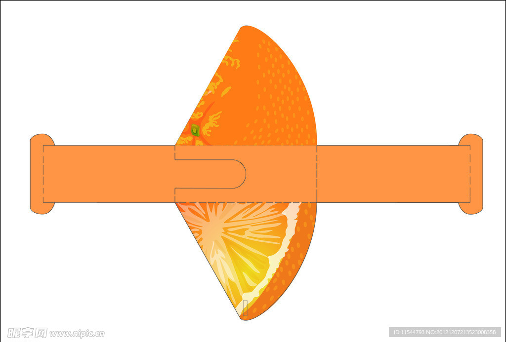 糖果包装盒 橙子