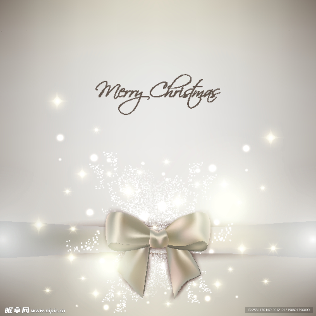 蝴蝶结丝带卡片