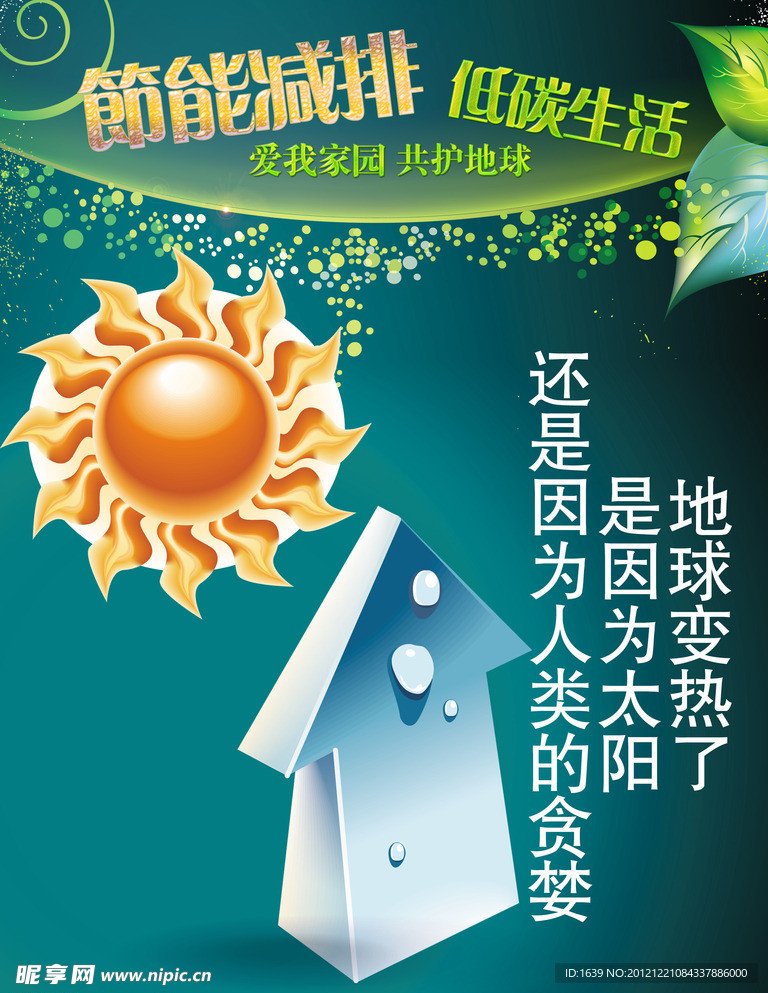 节能减排海报