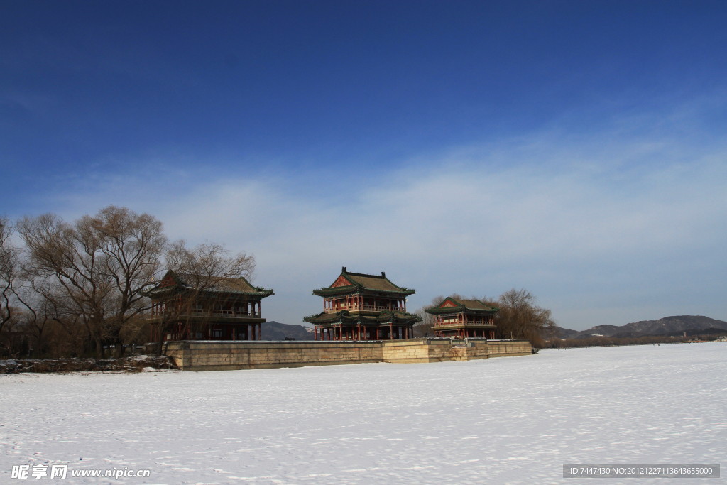颐和园冬景