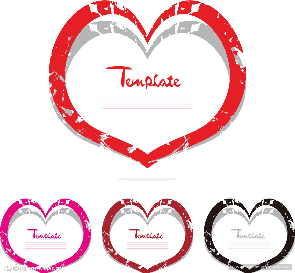 情人节爱心图标