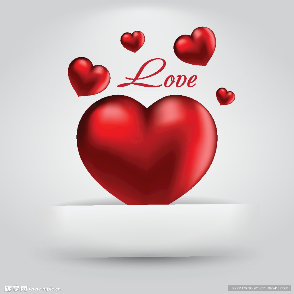 情人节红心