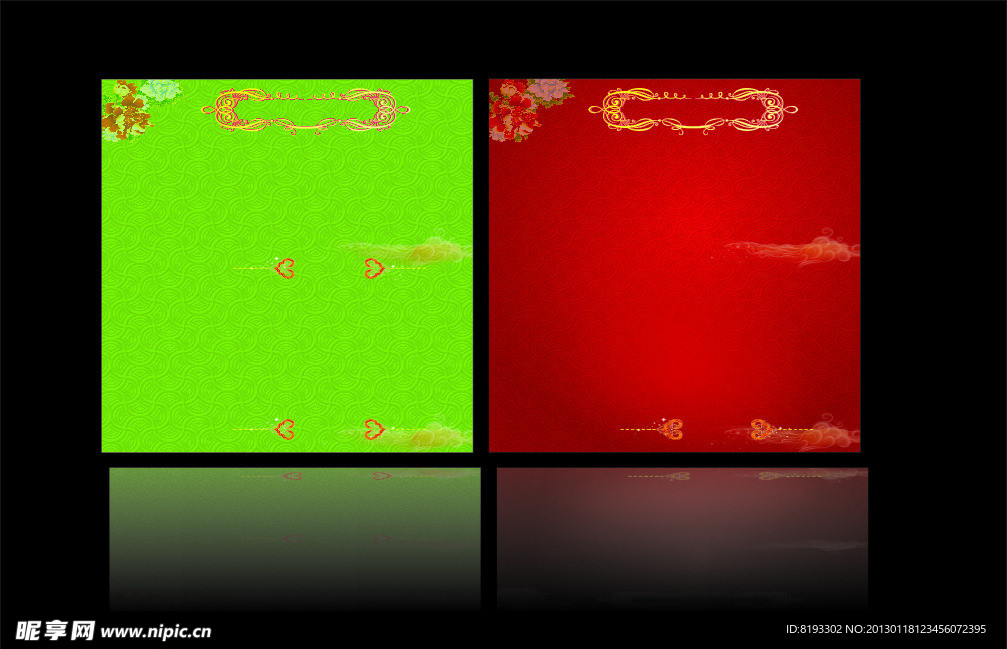 复古菜单背景设计