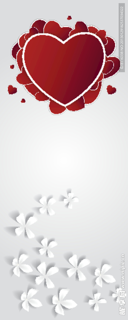 婚礼展板背景模板