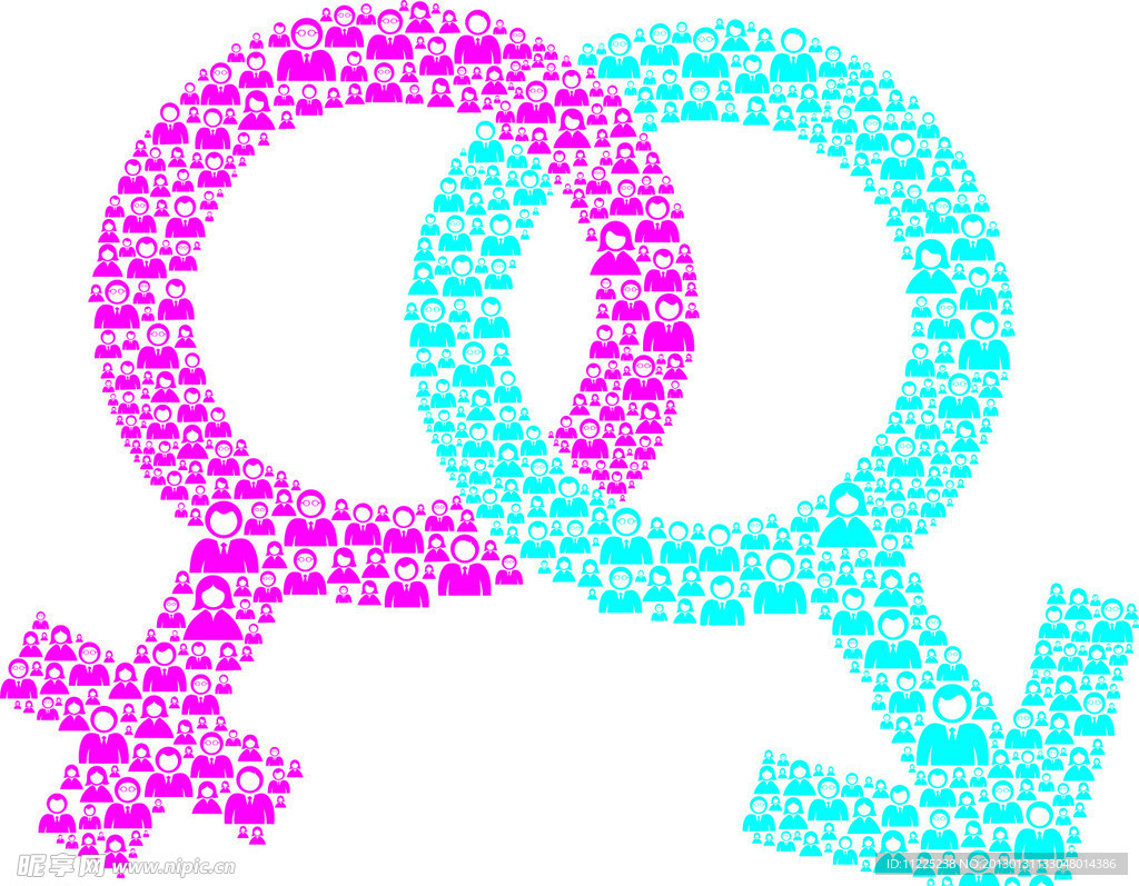 情人节男女图标